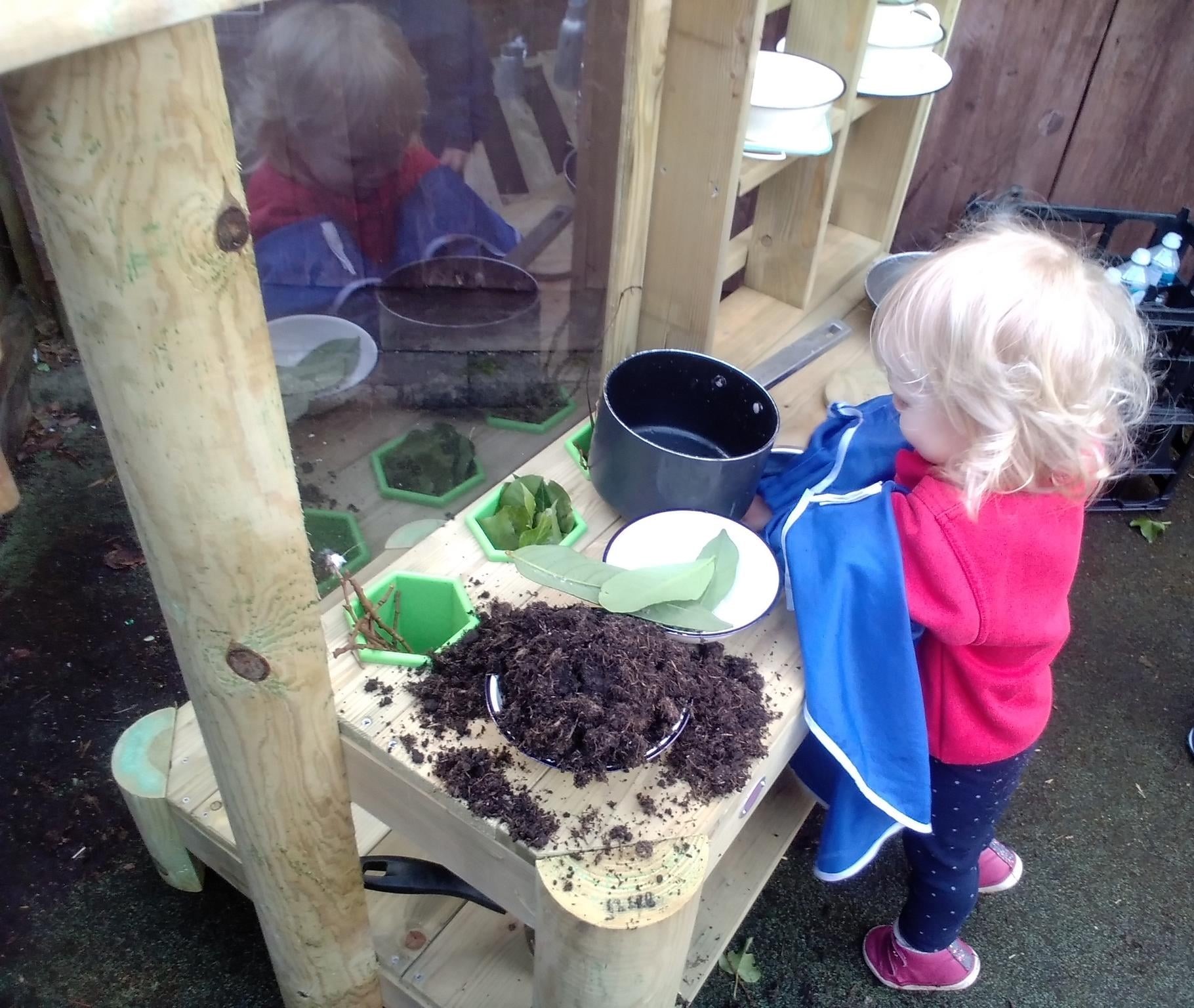 Outdoor Classroom - Exploring Mud!